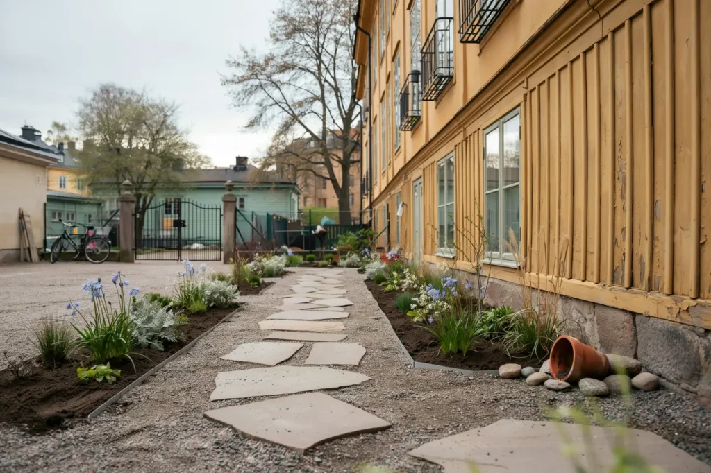 markarbete f r ny g ngv g och planteringsytor p s dermalm