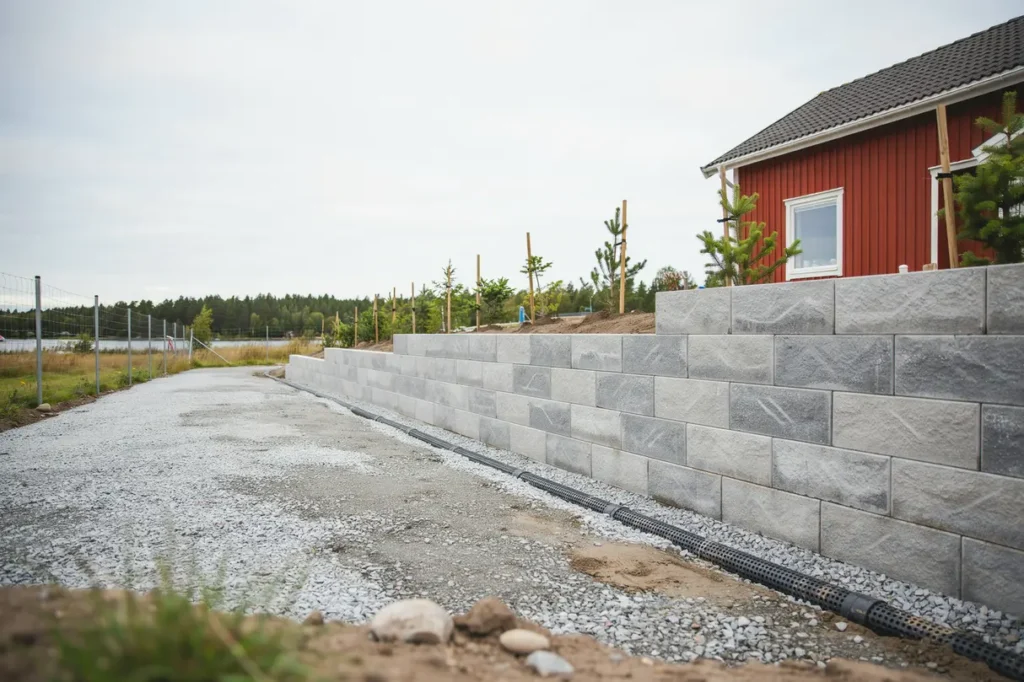 f rdigst lld st dmur och dr nerande markarbete i skelleftehamn